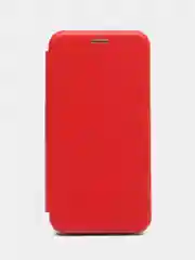 Красный чехол-книжка для Xiaomi Mi 9 Lite/Mi CC9/Mi9lite/Mi 9lite (Сяоми Ми 9 лайт), экокожа