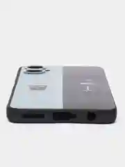 Бирюзовый силиконовый чехол для Tecno Camon 19 Neo, с принтом, с рисунком (Техно Камон 19 Нео)