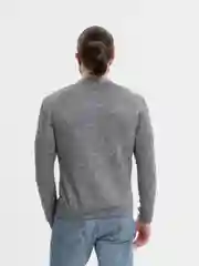 Серый металлик джемпер