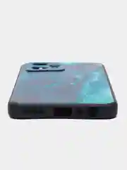 Тёмно-бирюзовый силиконовый чехол для Realme 9 Pro Plus / Realme 9 4G, с принтом, с рисунком