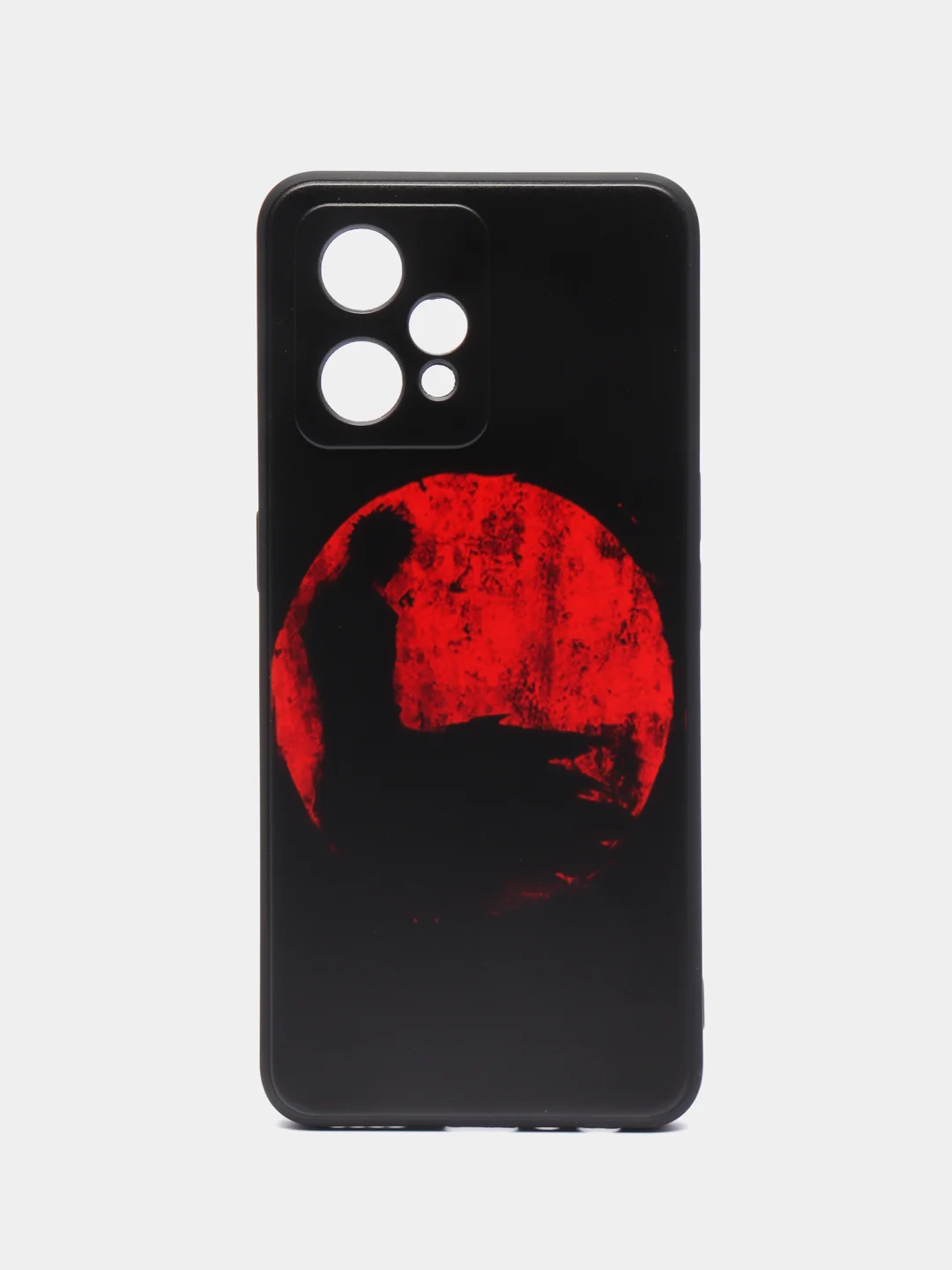 Сиреневый силиконовый чехол для Realme 9 Pro Plus / Realme 9 4G, с принтом, с рисунком