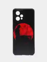 Сиреневый силиконовый чехол для Realme 9 Pro Plus / Realme 9 4G, с принтом, с рисунком