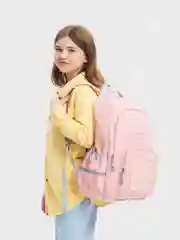 Розовый рюкзак школьный