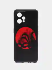 Синий меланж силиконовый чехол для Realme 9 Pro Plus / Realme 9 4G, с принтом, с рисунком