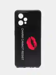 Синий силиконовый чехол для Realme 9 Pro Plus / Realme 9 4G, с принтом, с рисунком