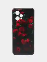 Оранжевый силиконовый чехол для Realme 9 Pro Plus / Realme 9 4G, с принтом, с рисунком