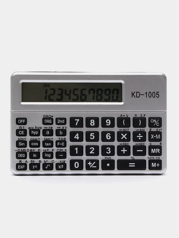 Калькулятор инженерный KD-1005, с чехлом, десяти разрядный