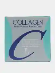 Молочный пудра для лица COLLAGEN увлажняющая с коллагеном, со спонжем в комплекте