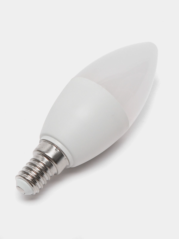 Лампа светодиодная OSRAM Base, теплый белый свет, 560 лм, 6,5 Вт, 3000К, E14, колба B