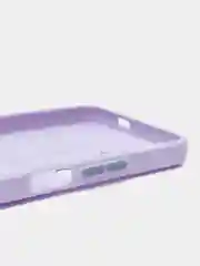 Сиреневый силиконовый чехол для Tecno Pova 4 Pro (Техно Пова 4 Про), с карманом для карт, прозрачный