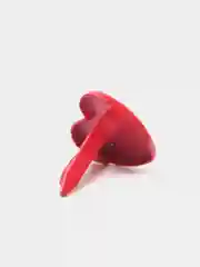 Красный брадсы металлические в форме сердца, 10*9мм, 10 шт, заклепки шипами, гвозди, штиф, шпильки