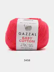 Марсала пряжа Gazzal Baby Cotton, 5 мотков в комплекте, 40% акрил, 60% хлопок, 50 г, 165 м