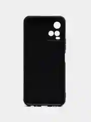 Тёмно-бордовый силиконовый чехол для Vivo Y33s / Y21 2021, с принтом, с рисунком (Виво У33С / у21 2021)