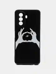 Пастельно-коралловый чехол Huawei Nova Y71 Y70 Y70 Plus с принтом с рисунком Хуавей Нова у70 у71