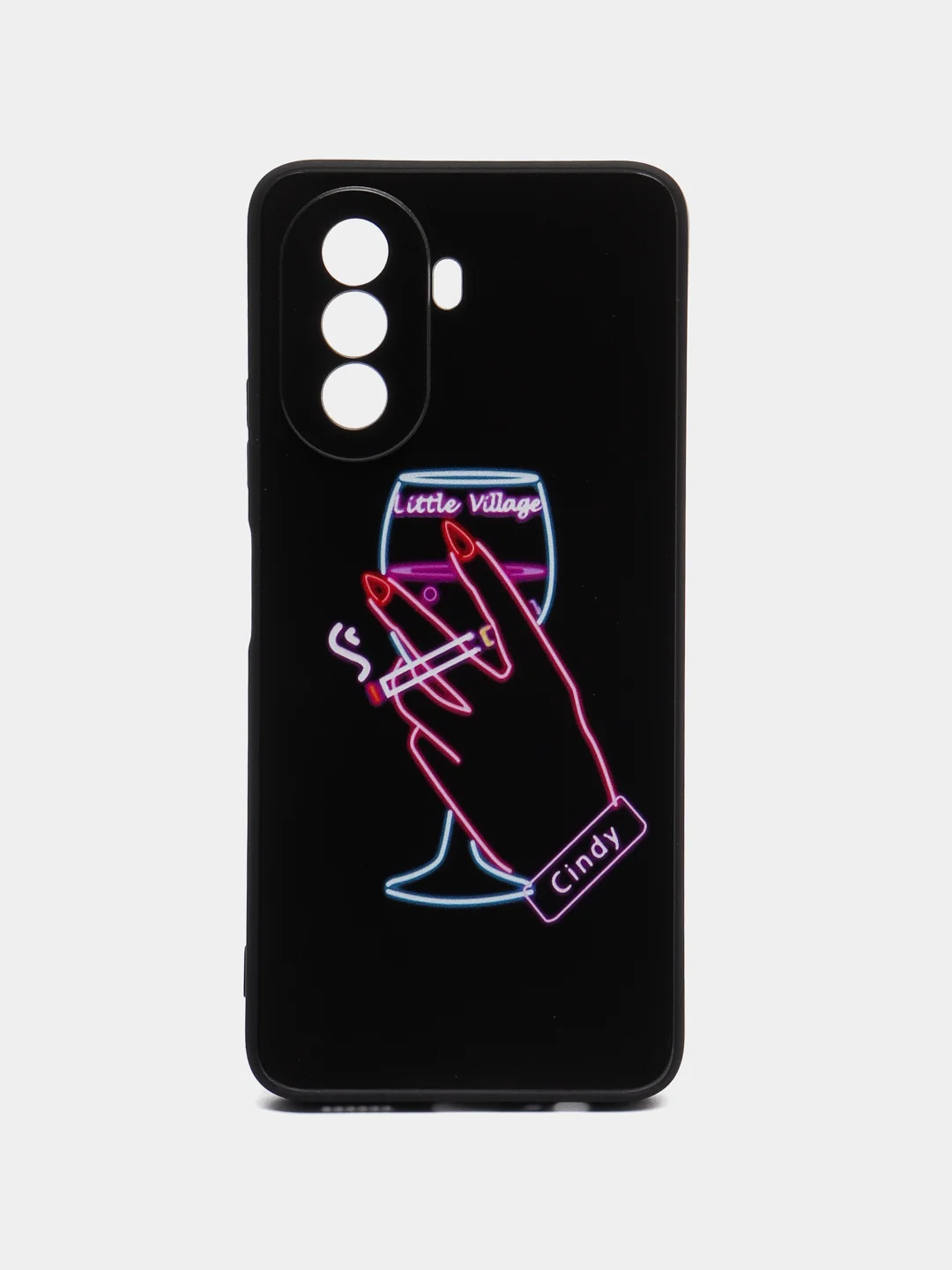 Голубой чехол Huawei Nova Y71 Y70 Y70 Plus с принтом с рисунком Хуавей Нова у70 у71