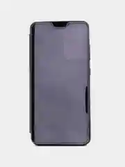 Хром чехол-книжка с прозрачным окном Samsung A01/A02/A10/A11/A20/A40/A50/A51/A52/A70/A71/A72