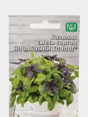 Базилик Ни забот, ни хлопот - смесь сортов, семена