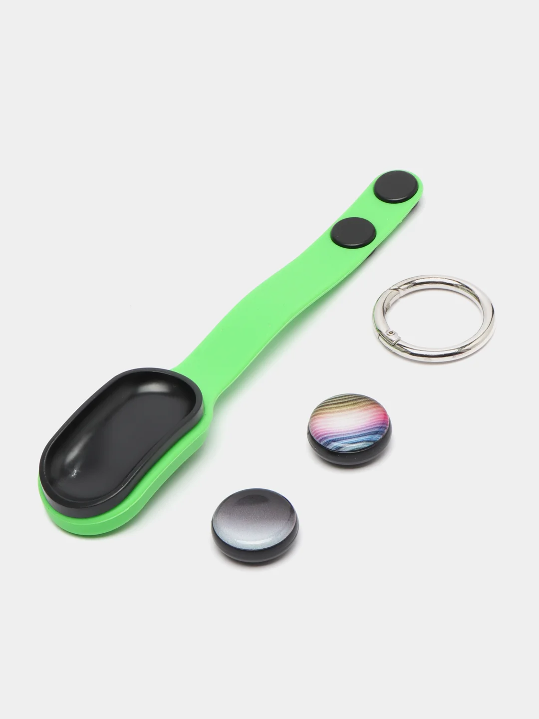 Салатовый магнитный брелок - игрушка антистресс Pop Puck "Поп Пак"