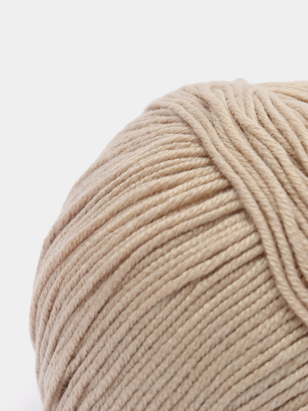 Бежевый меланж пряжа Gazzal Baby Cotton, 5 мотков в комплекте, 40% акрил, 60% хлопок, 50 г, 165 м