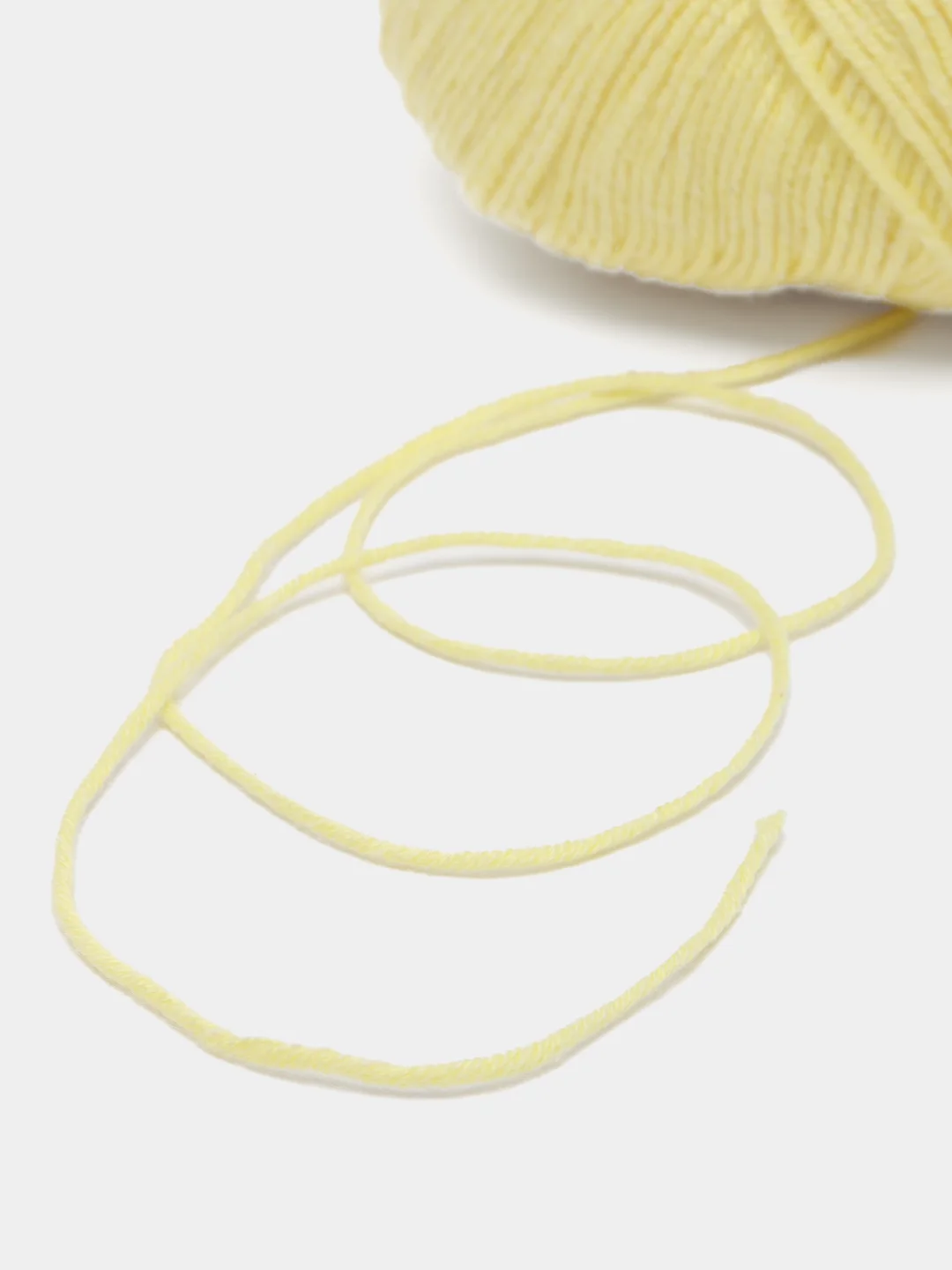 Желтый пряжа Gazzal Baby Cotton, 5 мотков в комплекте, 40% акрил, 60% хлопок, 50 г, 165 м
