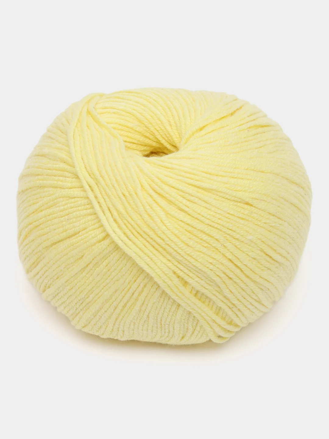 Желтый пряжа Gazzal Baby Cotton, 5 мотков в комплекте, 40% акрил, 60% хлопок, 50 г, 165 м