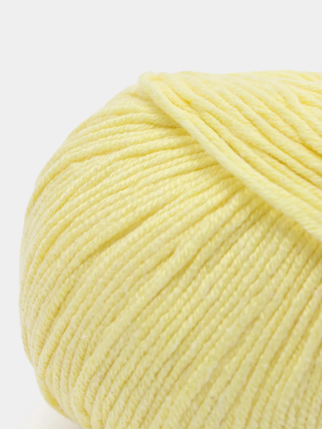 Желтый пряжа Gazzal Baby Cotton, 5 мотков в комплекте, 40% акрил, 60% хлопок, 50 г, 165 м