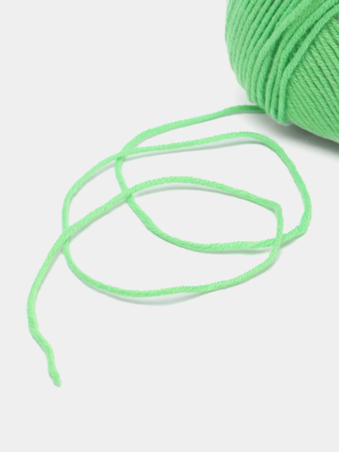 Зеленый пряжа Gazzal Baby Cotton, 5 мотков в комплекте, 40% акрил, 60% хлопок, 50 г, 165 м