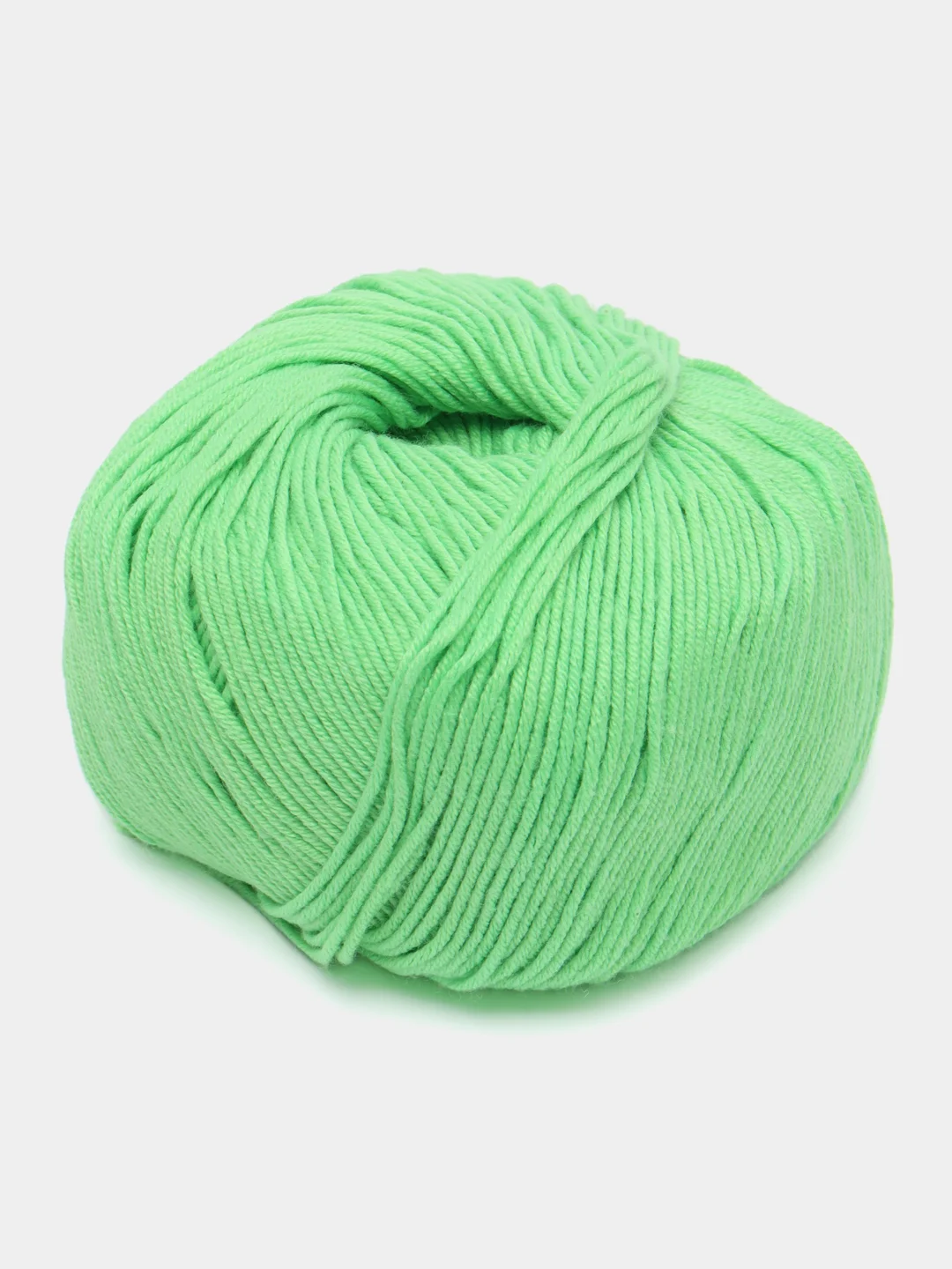 Зеленый пряжа Gazzal Baby Cotton, 5 мотков в комплекте, 40% акрил, 60% хлопок, 50 г, 165 м