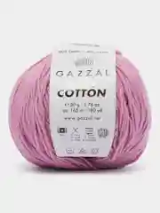 Пудровый пряжа Gazzal Baby Cotton, 5 мотков в комплекте, 40% акрил, 60% хлопок, 50 г, 165 м