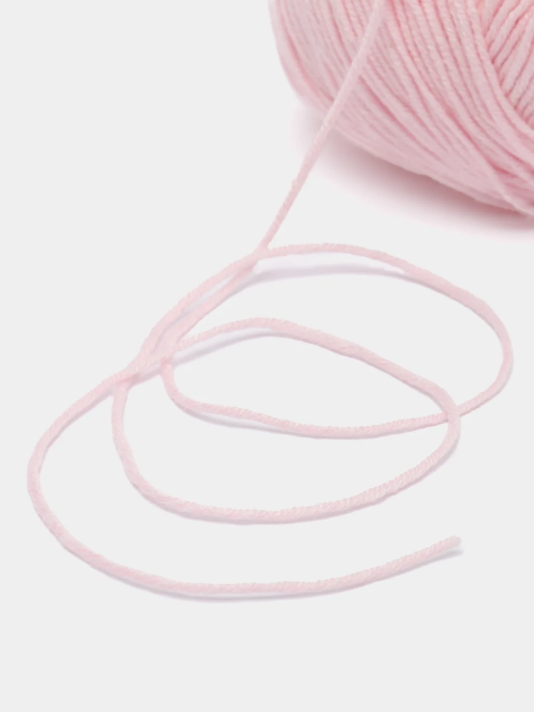 Розовый пряжа Gazzal Baby Cotton, 5 мотков в комплекте, 40% акрил, 60% хлопок, 50 г, 165 м