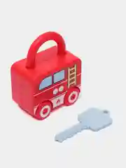Красный игрушка детский замок на колесах