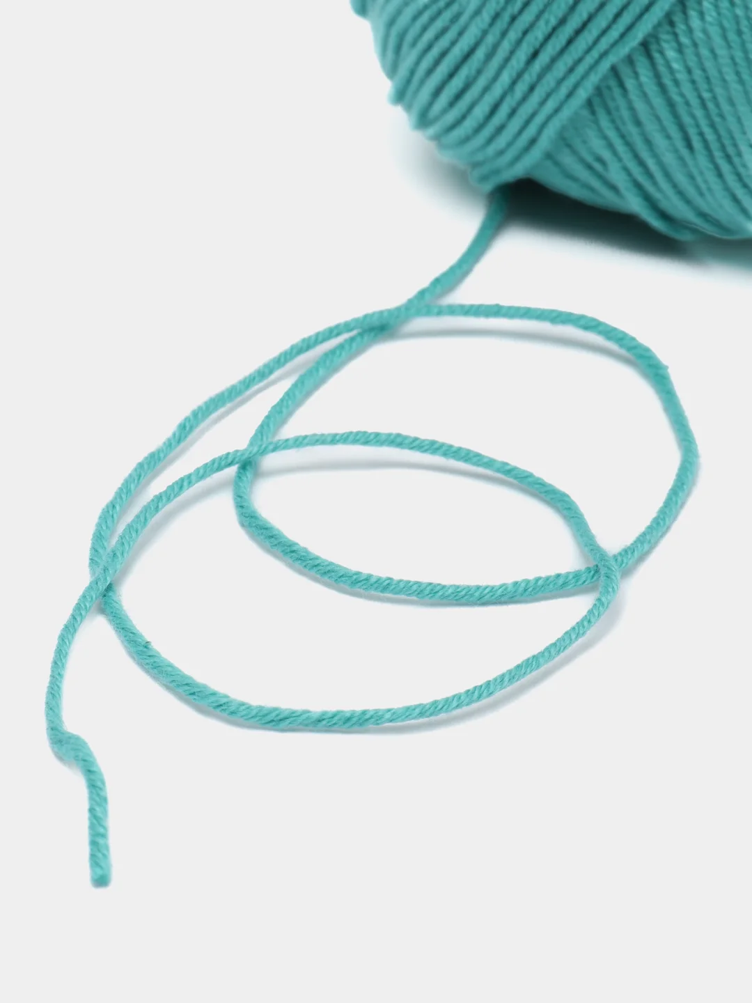 Светло-синий пряжа Gazzal Baby Cotton, 5 мотков в комплекте, 40% акрил, 60% хлопок, 50 г, 165 м