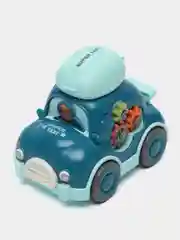 Синий игрушка машинка с багажником / инерционная машинка / каталка