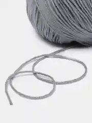 Серый пряжа Gazzal Baby Cotton, 5 мотков в комплекте, 40% акрил, 60% хлопок, 50 г, 165 м