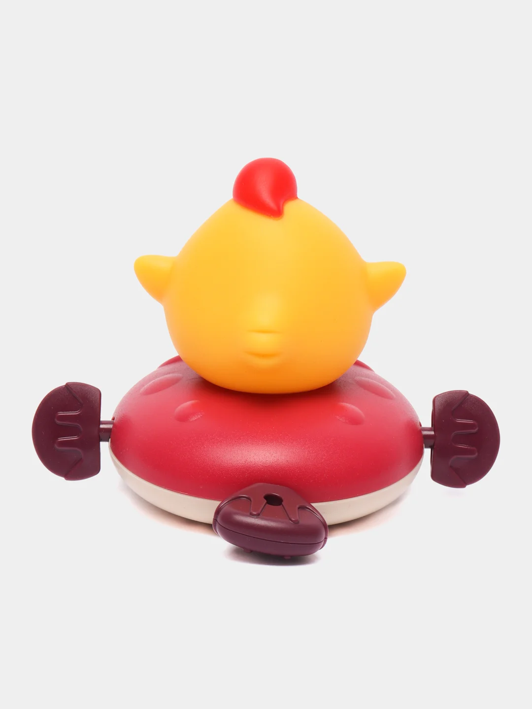 Красный игрушка для ванны "Цыпленок", заводная игрушка для купания