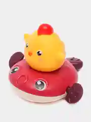 Красный игрушка для ванны "Цыпленок", заводная игрушка для купания