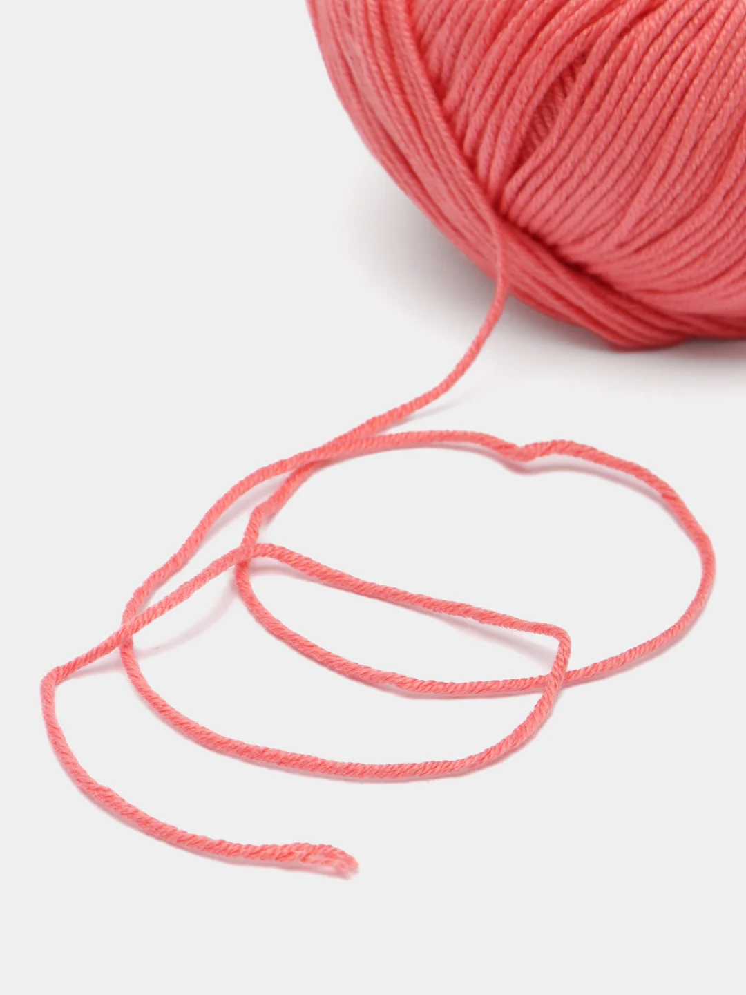 Тёмно-розовый пряжа Gazzal Baby Cotton, 5 мотков в комплекте, 40% акрил, 60% хлопок, 50 г, 165 м