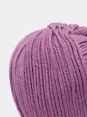Фиолетовый пряжа Gazzal Baby Cotton, 5 мотков в комплекте, 40% акрил, 60% хлопок, 50 г, 165 м