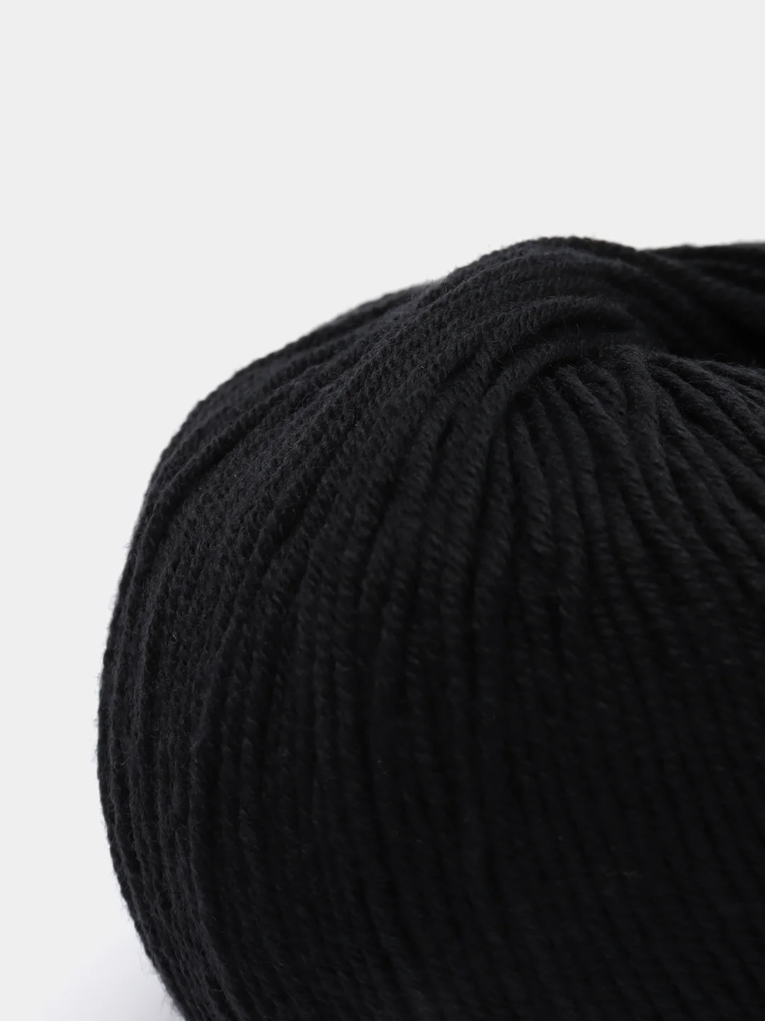 Черный пряжа Gazzal Baby Cotton, 5 мотков в комплекте, 40% акрил, 60% хлопок, 50 г, 165 м