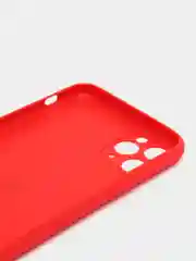 Красный чехол для iPhone 11 Pro Max с защитой камеры