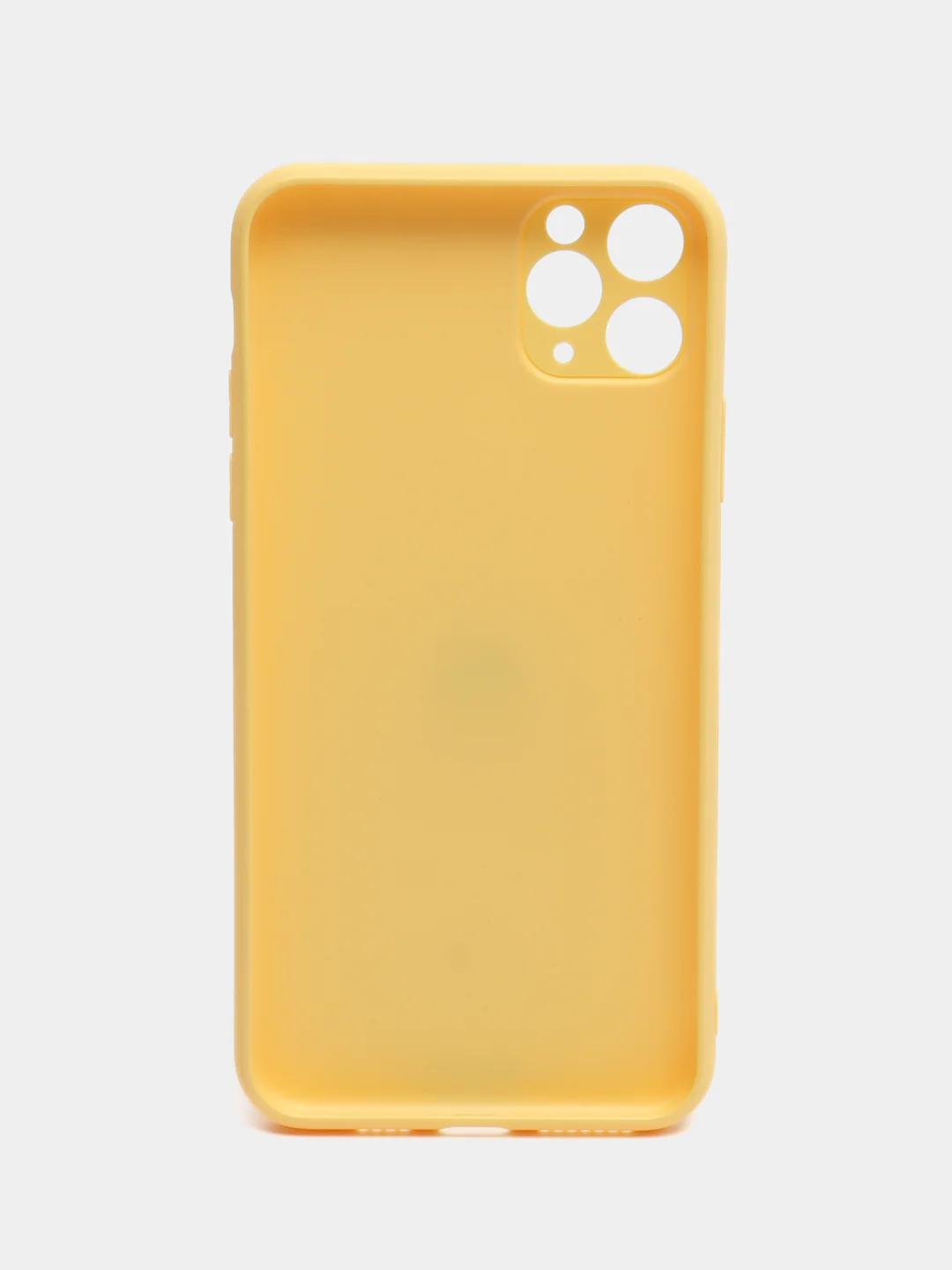 Желтый чехол для iPhone 11 Pro Max с защитой камеры