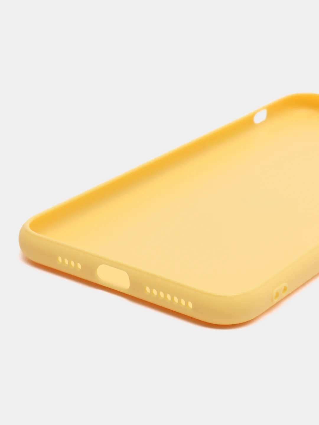 Желтый чехол для iPhone 11 Pro Max с защитой камеры