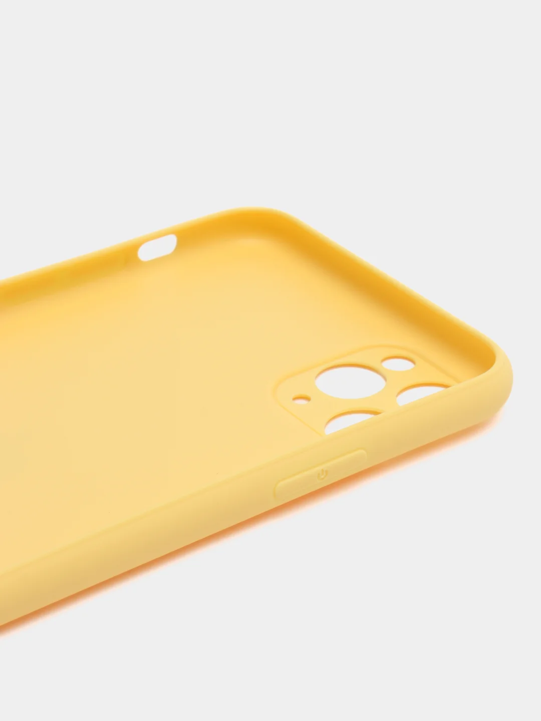 Желтый чехол для iPhone 11 Pro Max с защитой камеры