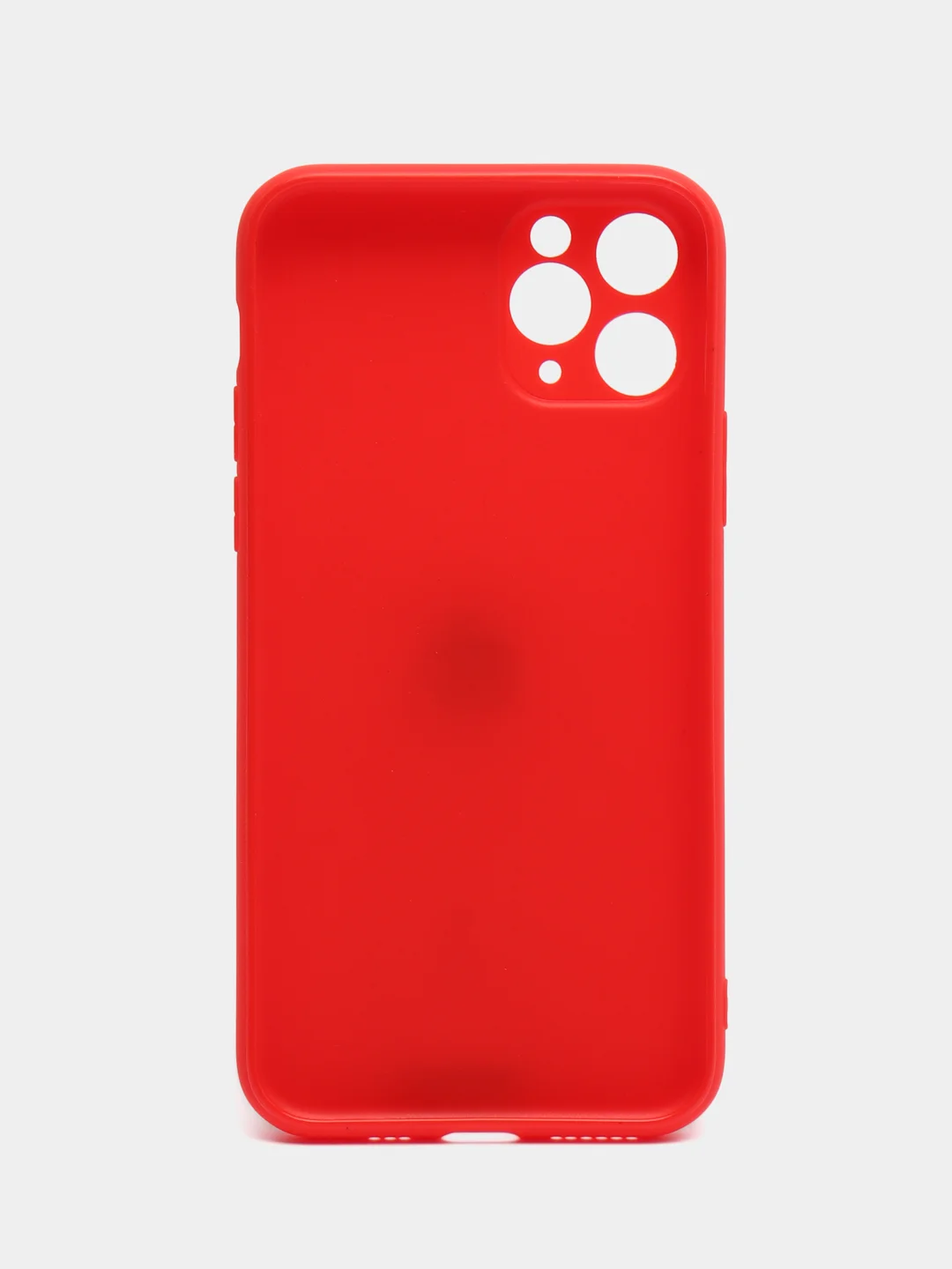Красный чехол для iPhone 11 Pro с защитой камеры