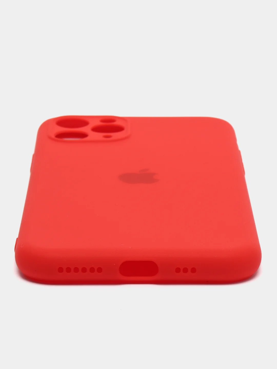 Красный чехол для iPhone 11 Pro с защитой камеры
