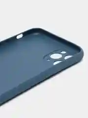 Синий меланж чехол для iPhone 11 Pro Max с защитой камеры