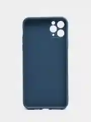 Синий меланж чехол для iPhone 11 Pro Max с защитой камеры