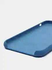 Синий меланж чехол Silicone Case для iPhone 11