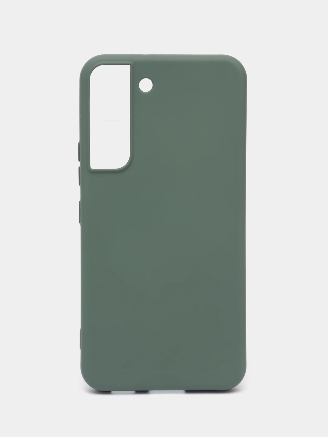 Зелёный хаки чехол силиконовый для Samsung Galaxy S22 (Самсунг Галакси С22), Silicone Cover