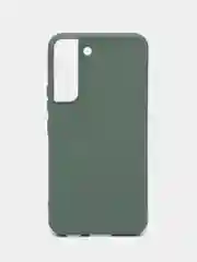 Зелёный хаки чехол силиконовый для Samsung Galaxy S22 (Самсунг Галакси С22), Silicone Cover